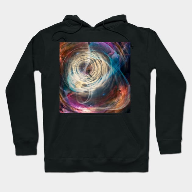 Man traveling in time and space Hoodie by rolffimages